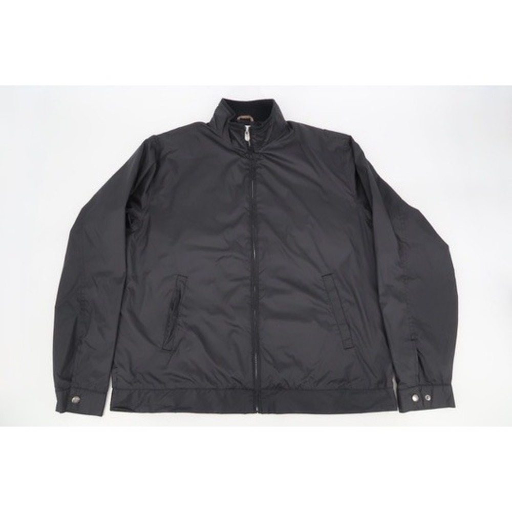 Peter Millar Hartford Windbreaker Jacket Mens XL Black Full Zip Golf Layer